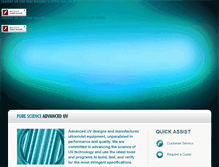 Tablet Screenshot of advanceduv.com